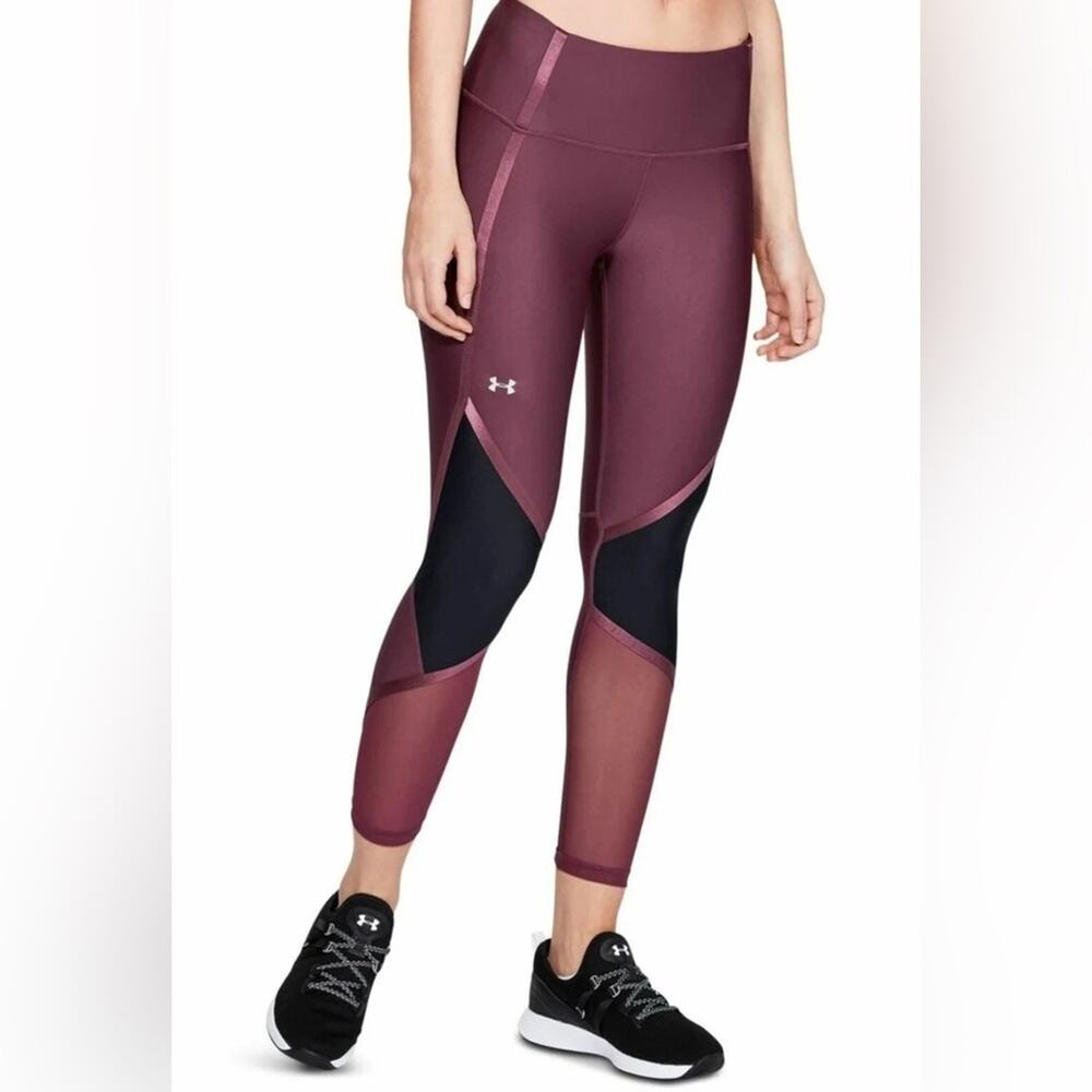 Under Armour HeatGear® Mesh Panel Leggings - Size Medium